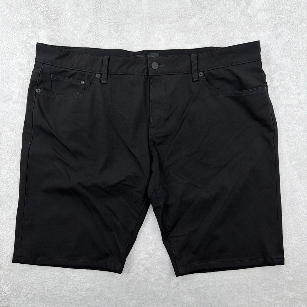 Hugo Boss Delaware Slim Fit Performance Shorts Tech Twill Black 40 EUC Stretch